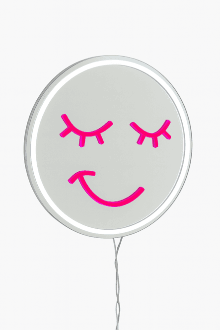 Hovedbilde Shy Emoji Neon Wall Light