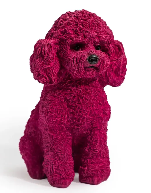 Hovedbilde Purple Poodle – lilla puddel hundefigur