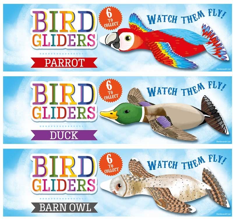 Gliders Birds 16cm