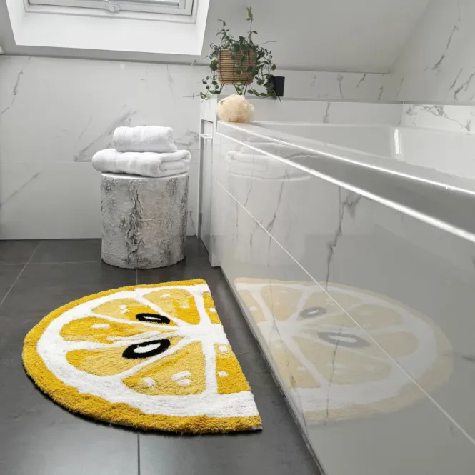 Hovedbilde Sitronformet badematte