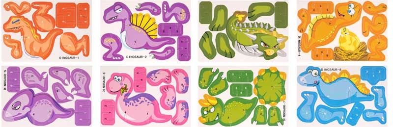 Fun Toys 3D Dinosaur Puzzle