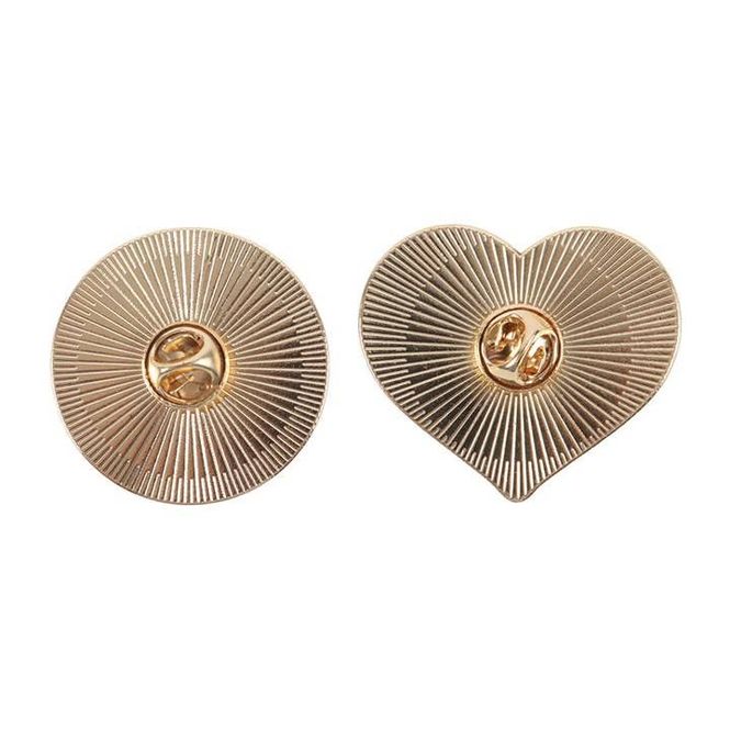 Hovedbilde Burning Heart & Sad Flower Y2K pins – ...
