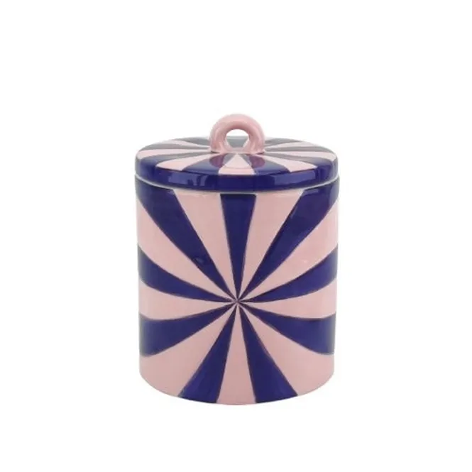 Hovedbilde Deco Jar -Swirl- Dolomite - Blue/Pink - ...